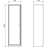 Mobilio Hochschrank 3964-02
