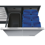 Mobilio Schubaldenschrank 1360 mm 7 Schubladen 2 Auszüge 3964-03-W