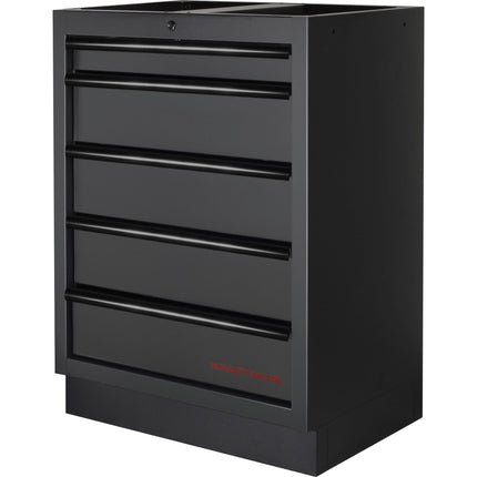 MOBILIO Schubladenschrank, 5 Schubladen BLK 3964-05-BLK - Hischier Auto AG
