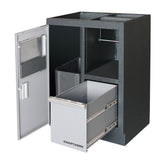 Mobilio Unterschrank mit Abfalleimer und Papierhalter 3964-11