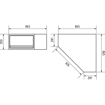 Mobilio Eck-Oberschrank 3964-25 - Hischier Auto AG