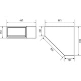 Mobilio Eck-Oberschrank 3964-25