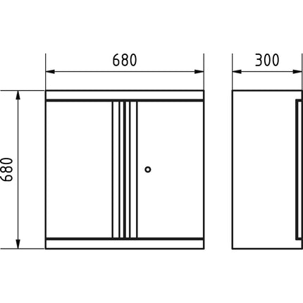 Mobilio 2-türiger Oberschrank 3964-27 - Hischier Auto AG