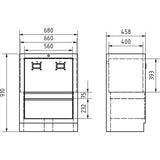 Mobilio Schrank für Kabelaufroller 3964-28