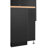 MOBILIO-EX BLK 3er Kombi mit Lochwand, Buche 3964A-BLK-EX