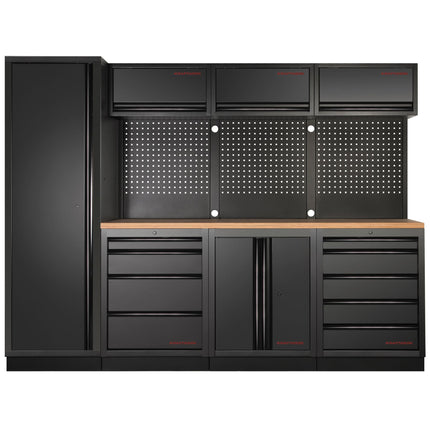 MOBILIO-EX BLK 4er Kombi mit Lochwand, Buche 3964B-BLK-EX - Hischier Auto AG