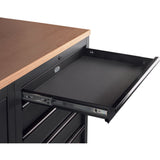 MOBILIO-EX BLK 4er Kombi mit Lochwand, Buche 3964B-BLK-EX