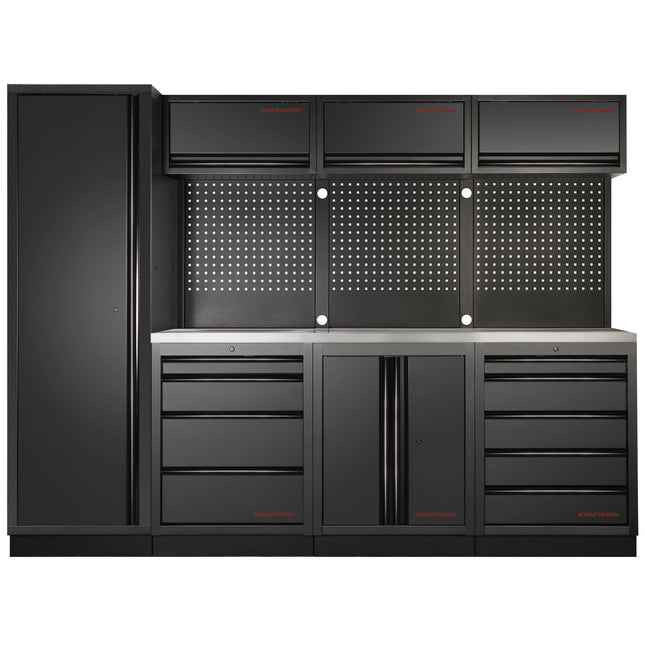 MOBILIO BLK 4er Kombi mit Lochwand, Edelstahl 430 3964B-BLK-IX - Hischier Auto AG