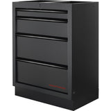 MOBILIO BLK 6er Komplett-Kombi mit Lochwand Edelstahl 430 3964C-BLK-IX