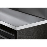 MOBILIO BLK 6er Komplett-Kombi mit Lochwand Edelstahl 430 3964C-BLK-IX