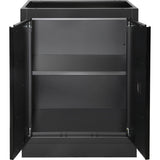 MOBILIO BLK 6er Komplett-Kombi mit Lochwand Buche 3964C-BLK