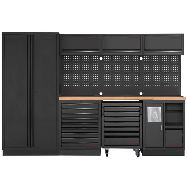 MOBILIO BLK 4er Komplett-Kombi mit Lochwand Buche 3964D-BLK - Hischier Auto AG