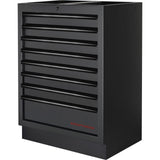 MOBILIO BLK 8er Komplett-Kombi mit Lochwand Edelstahl 430 3964E-BLK-IX