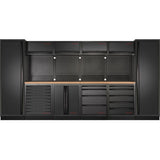 MOBILIO BLK 6er Kombi mit Lochwand, Buche 3964F-BLK