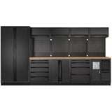 MOBILIO BLK 5er Kombi mit Lochwand, Buche 3964H-BLK