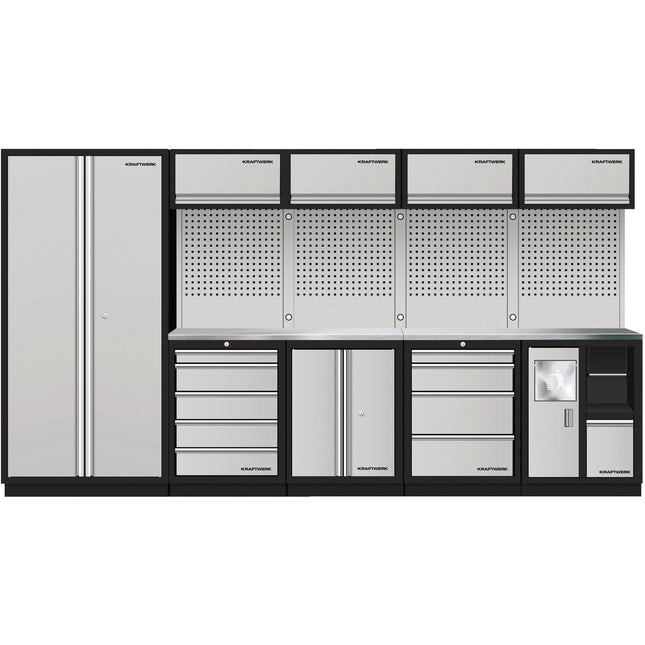 5-Element-Schrankw. mit Lochwand Inox 3964HIX - Hischier Auto AG