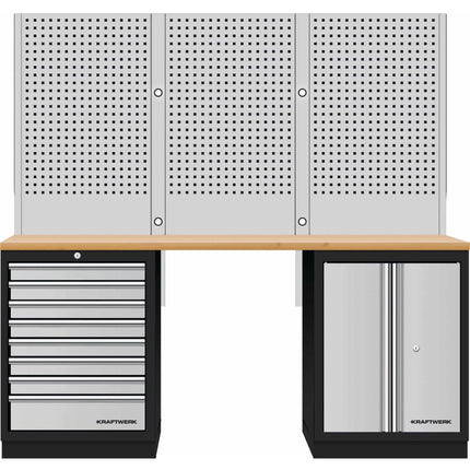 Mobilio 2er Kombi mit Lochwand, Buche Multiplex 3964K-80S-W - Hischier Auto AG