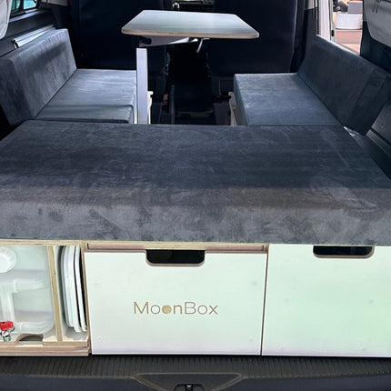 Moonbox Campingbox mit Tisch Van/Bus 124cm Modify Weiß Moonbox
