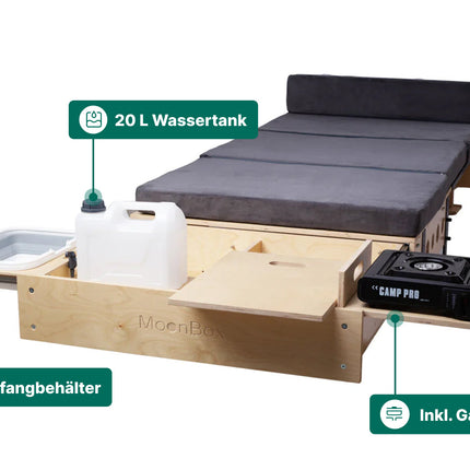 Moonbox Campingbox Minivan 91cm SLIM UV-Lack Moonbox