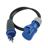 T23-CEE Adapterkabel 1.5 m 3-pol 16 A IP55 3BC01/16/IP55