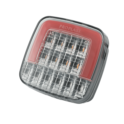 Proplast - LED-Schlussleuchte mit Blinkerausfallkontrolle PRO-SQUARE 12 V - 40057012 - 1 - Stück Diverse