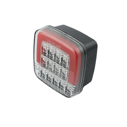 Proplast - LED-Schlussleuchte mit Blinkerausfallkontrolle PRO-SQUARE 12 V - 40057013 - 1 - Stück Diverse