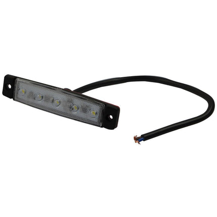 Proplast - LED Positionsl. weiss PRO-FLAT 12/24V schwarzes Gehäuse - 40061003 - 1 - Stück Proplast
