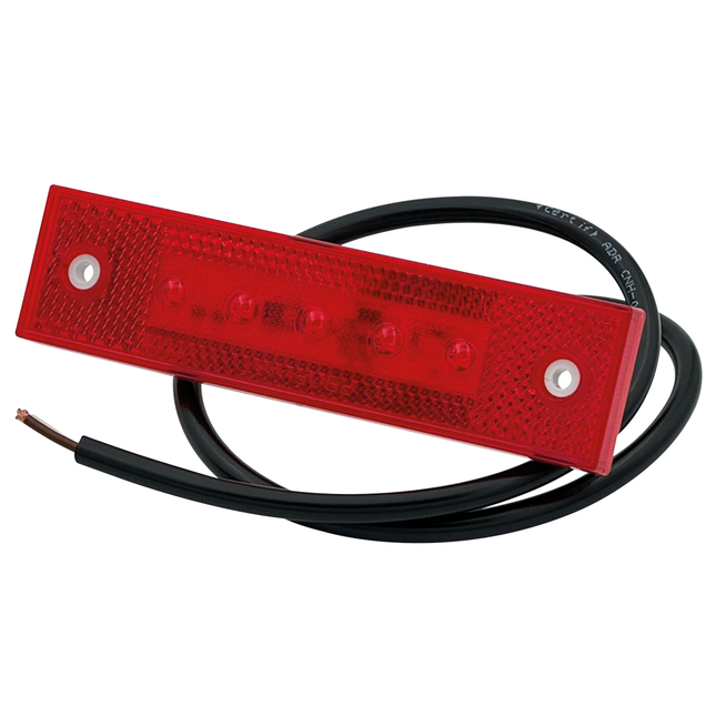 Proplast - LED Positionsleuchte PRO-SUPER-FLAT rot 12/24 V - 40063012 - 1 - Stück Proplast