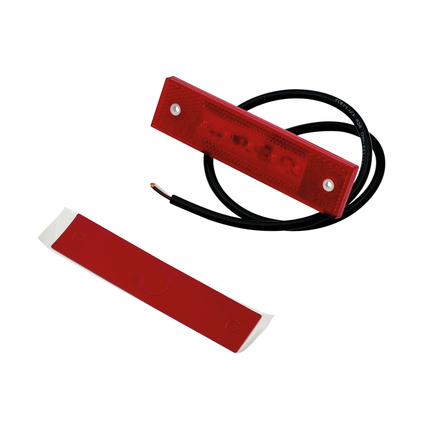 Proplast - LED Positionsleuchte PRO-SUPER-FLAT rot 12/24 V - 40063012 - 1 - Stück Proplast
