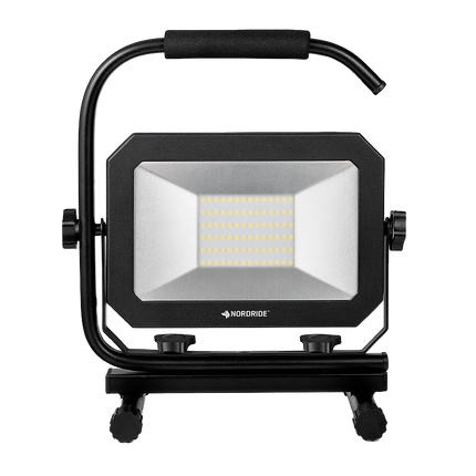 LED-Baustrahler 230 V / 50 W mit Kabel und Halterung