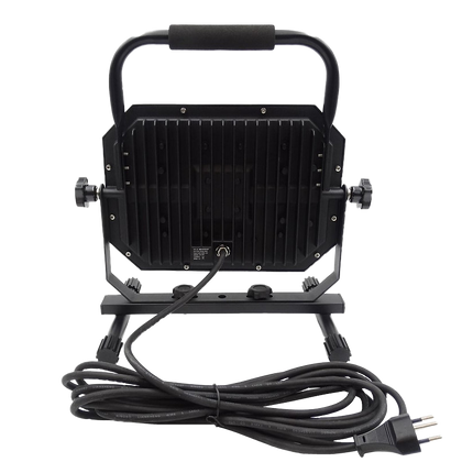 LED-Baustrahler 230 V / 100 W mit Kabel und Halterung