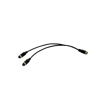 Y-Adapter 4-Pin, für 1 Kamera auf 2 Bildschirme anzeigen zu können - 1 - Stück Diverse