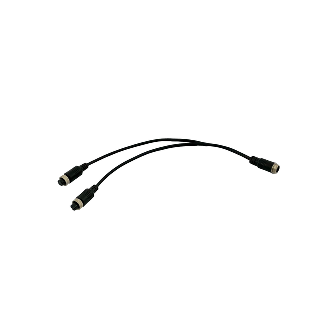 Y-Adapter 4-Pin, für 1 Kamera auf 2 Bildschirme anzeigen zu können - 41472 - 1 - Stück Diverse