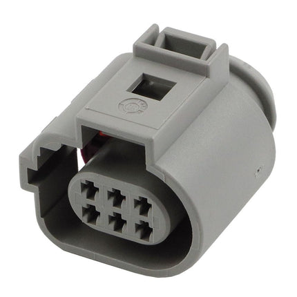 Buchsenkontaktgehäuse 6P Serie 1.5FEP VW, grau