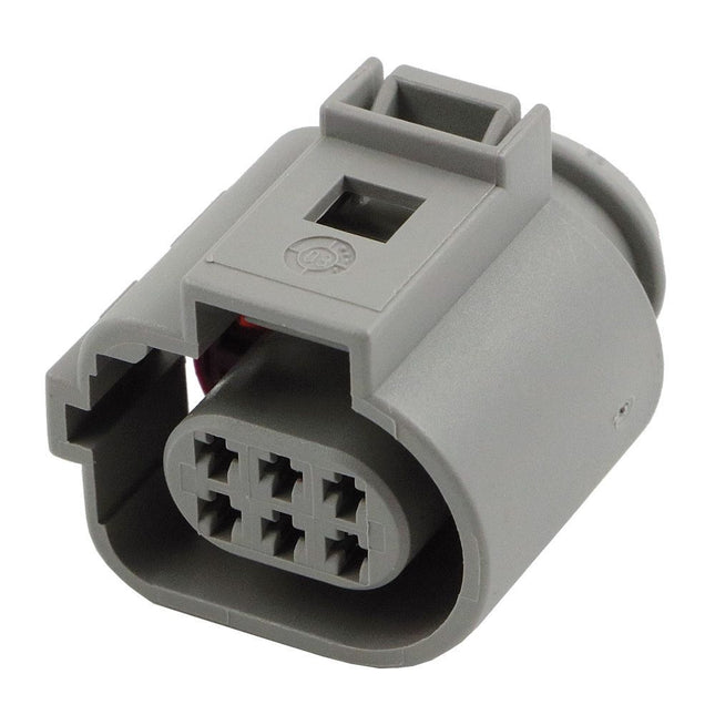 Buchsenkontaktgehäuse 6P Serie 1.5FEP VW, grau 42032800