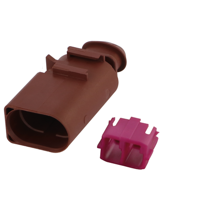 Stiftkontaktgehäuse 2-pol. FEP Serie FKG 2.8