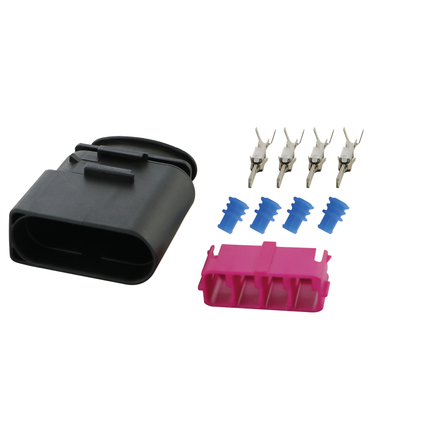 Stiftkontaktgehäuse Set 4P FEP Serie FKG 2.8