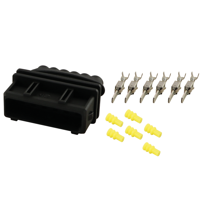 Einspritz-Steckgehäuse Set (m) 6-pol AMP JPT 4410657M - Hischier Auto AG