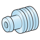 Einzeladerdichtung 0.5 - 1.0 mm2 blau, MCP 2.8 828904