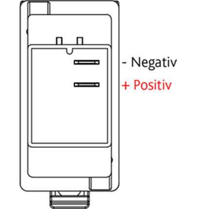 Einbausteckdose mit Deckel - 2 x USB-A