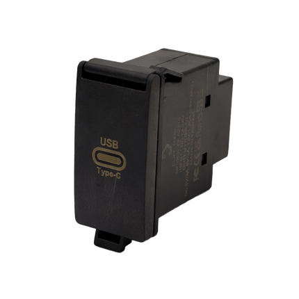 Einbausteckdose mit Deckel - 2 x USB-C