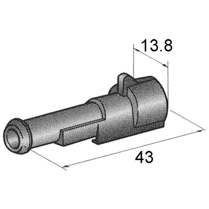 Stiftgehäuse SUPERSEAL 1.5, 1-pol - 4423610 - 1 - Stück Diverse