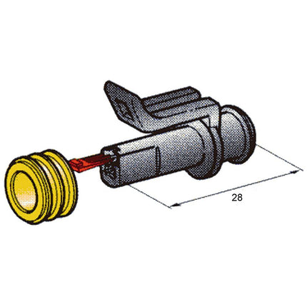 Buchsengehäuse SUPERSEAL 1.5, 1-pol - 4423620 - 1 - Stück Diverse