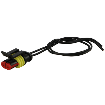 Buchsengeh. Typ SUPERSEAL 1.5, 2-pol. mit Kabel