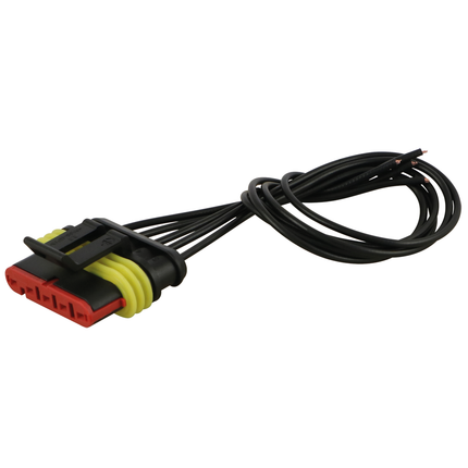 Buchsengeh. Typ SUPERSEAL 1.5, 5-pol. mit Kabel