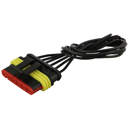 Buchsengeh. Typ SUPERSEAL 1.5, 6-pol. mit Kabel