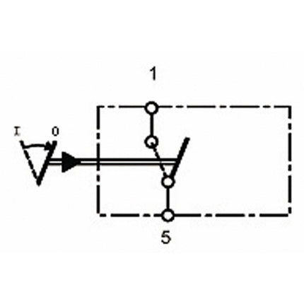 Pneutron Taster DTW "heben/senken blau“