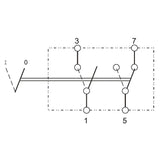 Schalter ohne Symboleinsatz 0-1/1-0 444039K