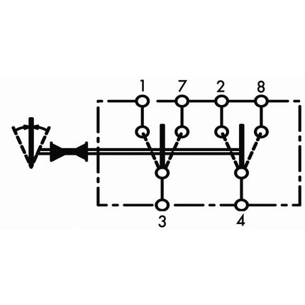 Wippschalter 2 x (Ein)-Aus-(Ein) tastend