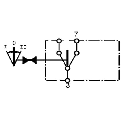 Kippschalter Metallhebel HD 15A mom-off-mom *wasserfest*